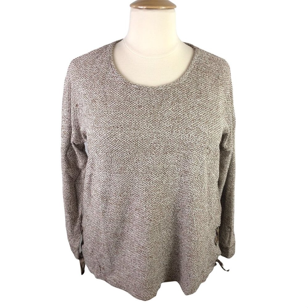 Sonja Betro Women's Knit Top Taupe 2X New